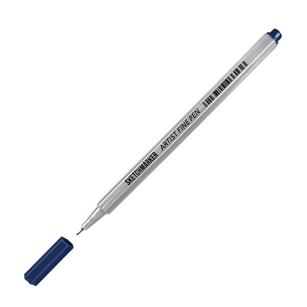Ручка капиллярная SKETCHMARKER Artist fine pen цв. Синий глубокий ручка капиллярная sketchmarker artist fine pen цв нефритовый