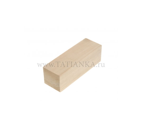 Заготовка деревянная Татьянка Цилиндр 10х10х30 см, липа ТАТ-Brus-10х30/00142 ТАТ-Brus-10х30/00142 - фото 1