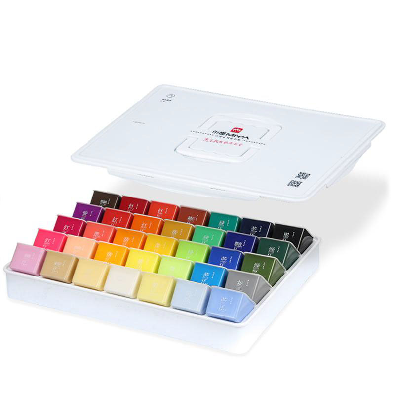 Набор гуаши MIYA 56 цветов набор для творчества аппликация из фольги русалочка