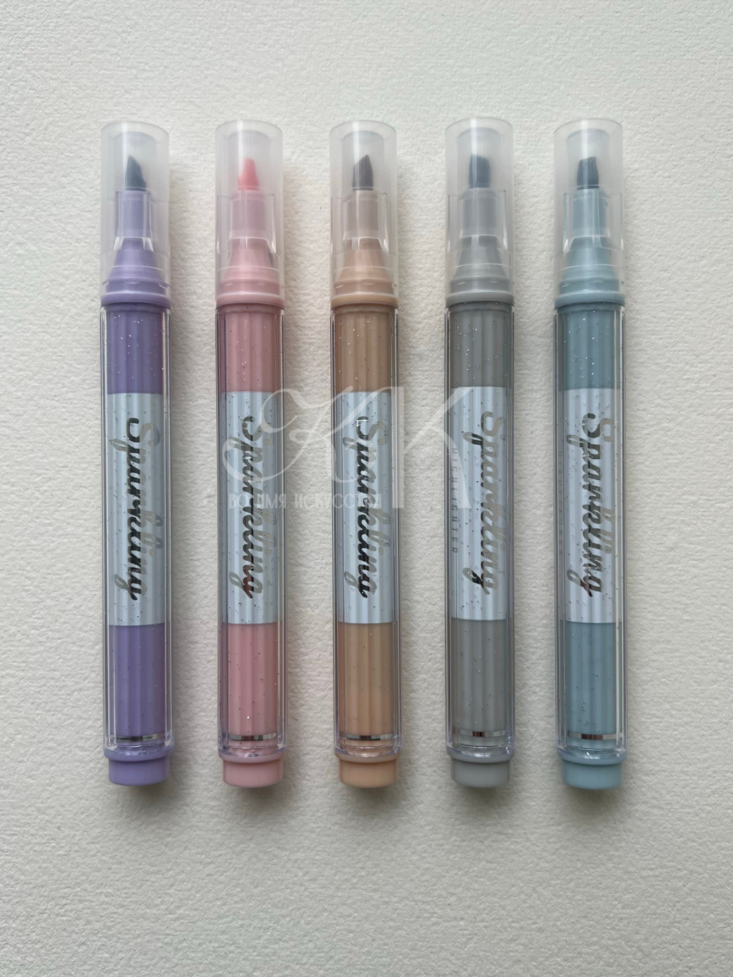 Набор текстовыделителей Languo 5 цветов с глиттером 278₽