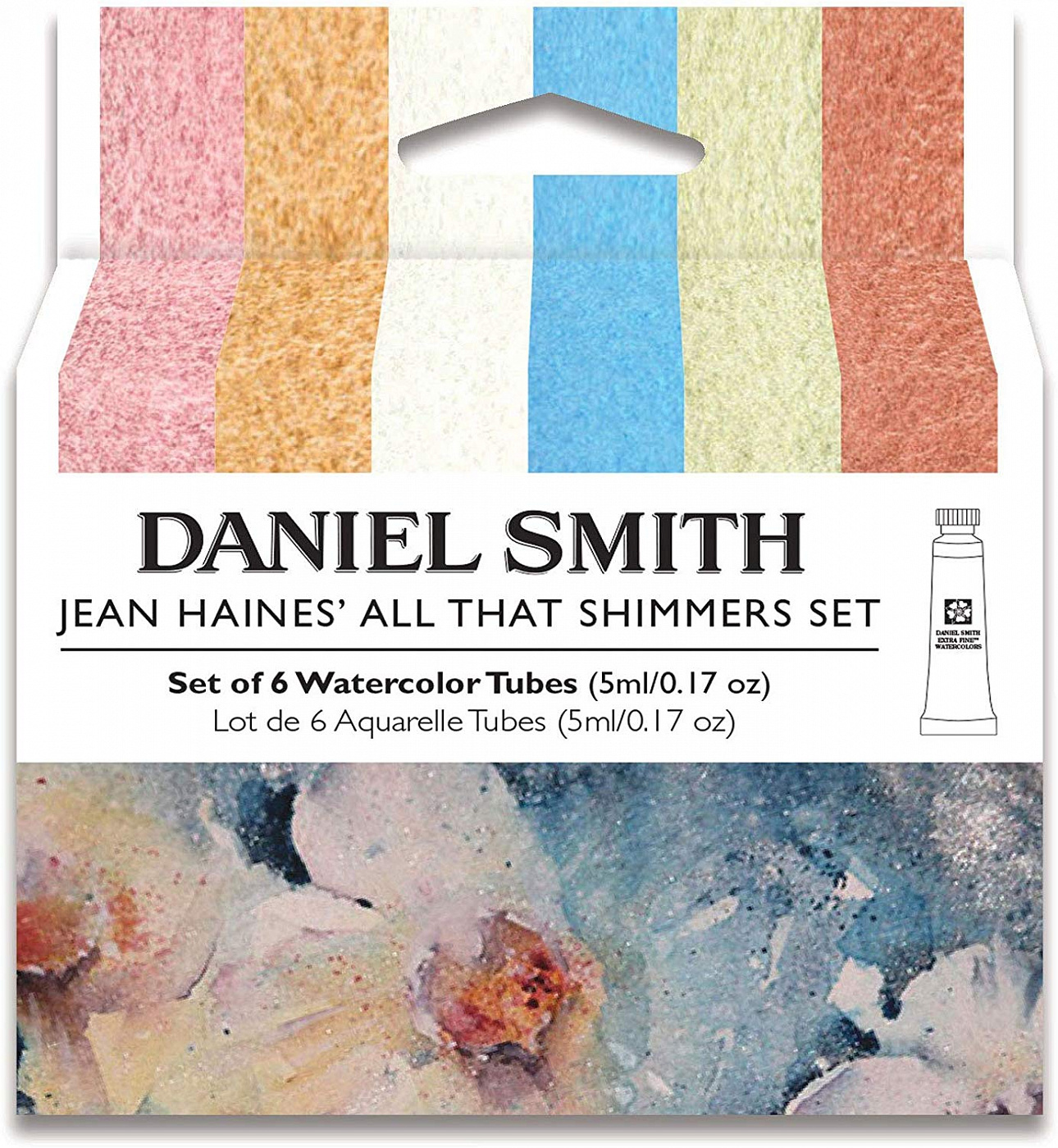 Набор акварели Daniel Smith Jean Haines’ All That Shimmers Set, в тубах 6 цв*5 мл подарочный набор iridescent bubbles spa rosemary