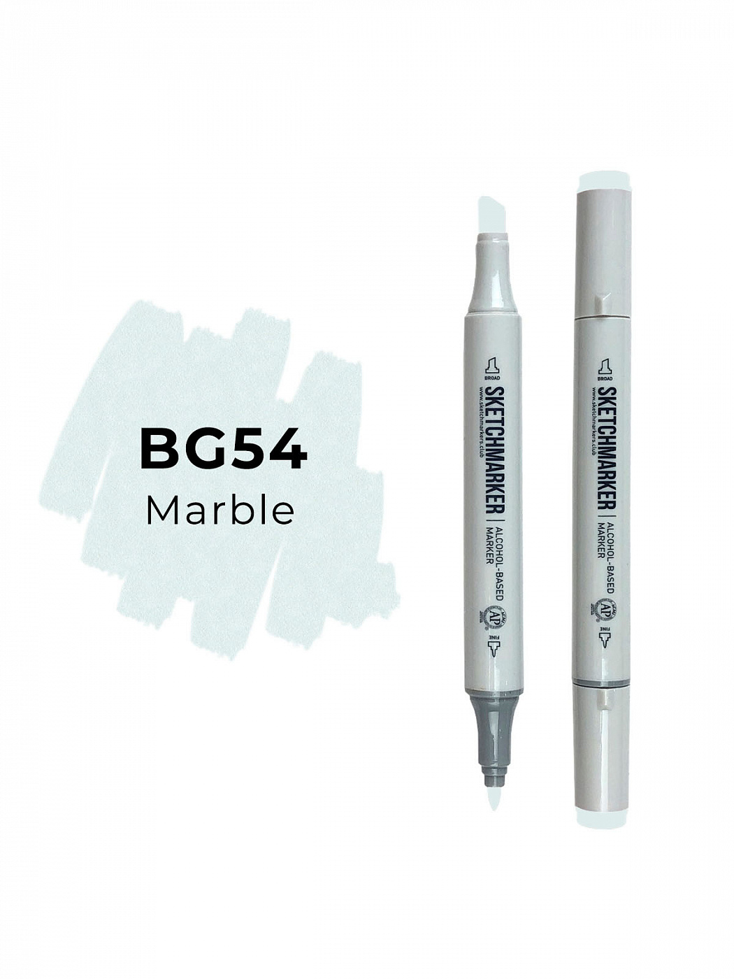 Маркер двухсторонний на спиртовой основе Sketchmarker Цвет Мрамор