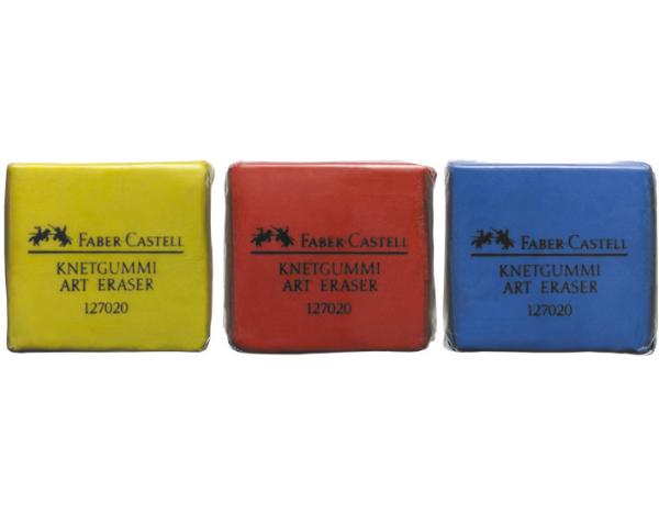 Ластик-клячка Faber-castell цветной в пластиковой упаковке ластик abc