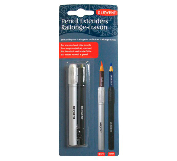 Набор держателей для карандаша Derwent 2 шт в блистере набор грифелей для механического карандаша stabilo 12 шт 0 5 мм