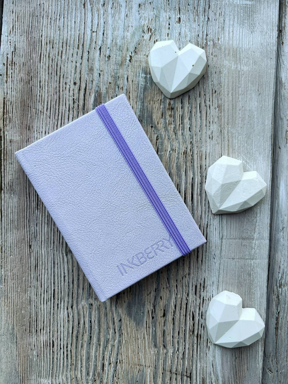 Скетчбук для акварели Inkberry 10х7 см 230 г, 30 л,50% хлопка, сиреневый