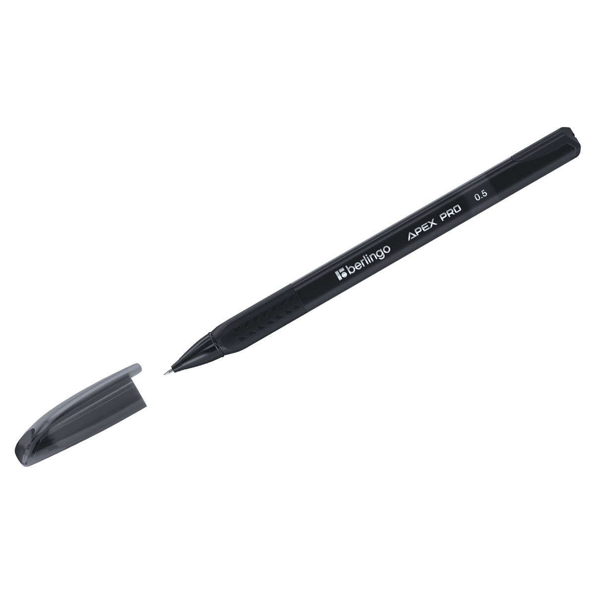 ручка гелевая berlingo velvet 0 5 мм прорезиненный корпус черная Ручка гелевая Berlingo 