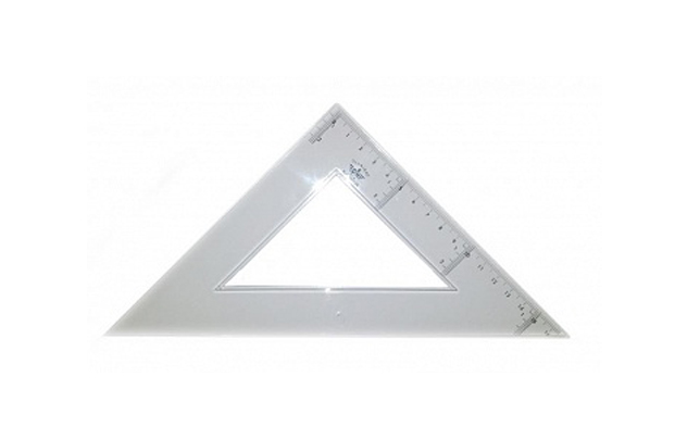 Угольник Domingo Ferrer 10 см 45 гр/15 гр, акрил