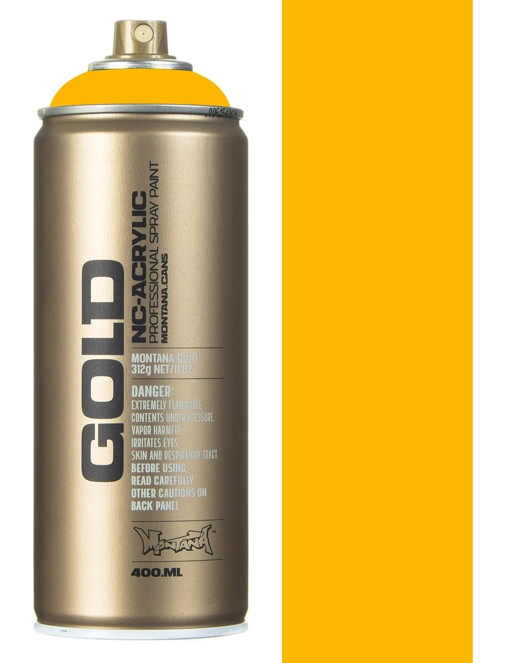 Купить Краска для граффити Montana Gold 400 мл в аэрозоли, медово-желтая, Montana (L&G VERTRIEBS GmbH), Германия