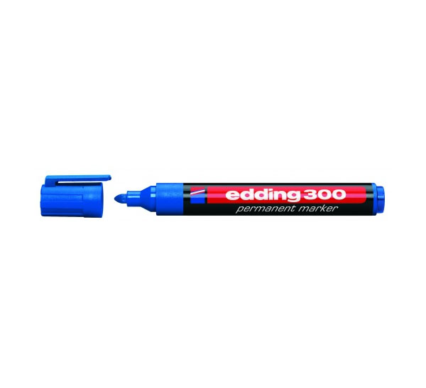 маркер перманентный edding 800 4 12 мм с квадратным наконечником синий Маркер перманентный Edding 