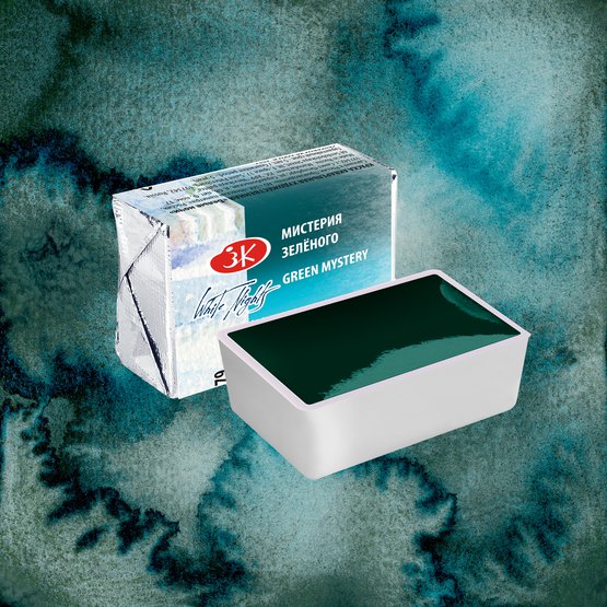 Акварель Белые Ночи в кювете Мистерия зелёного 206₽
