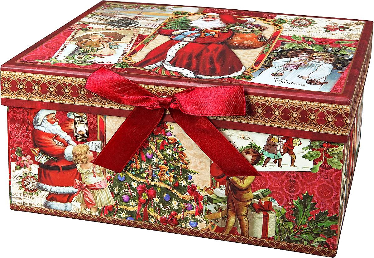 Подарочная коробка Mister Christmas Прямоугольная 14 см Дельта-BR-B-RECTANGLE-B-4