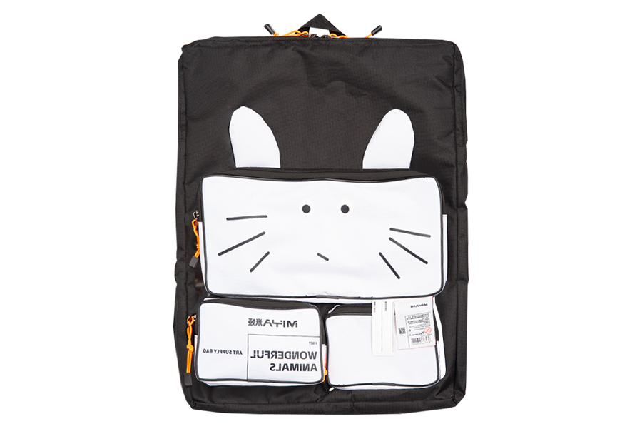 Рюкзак для художественных принадлежностей MIYA А3, Черно-Белая рюкзак каркасный школьный calligrata котята 39 х 30 х 14 см