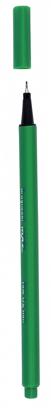 ?Линер одноразовый MXZ FINELINER зелёный линер ручка для черчения и рисования marvy dark brown 0 03 мм