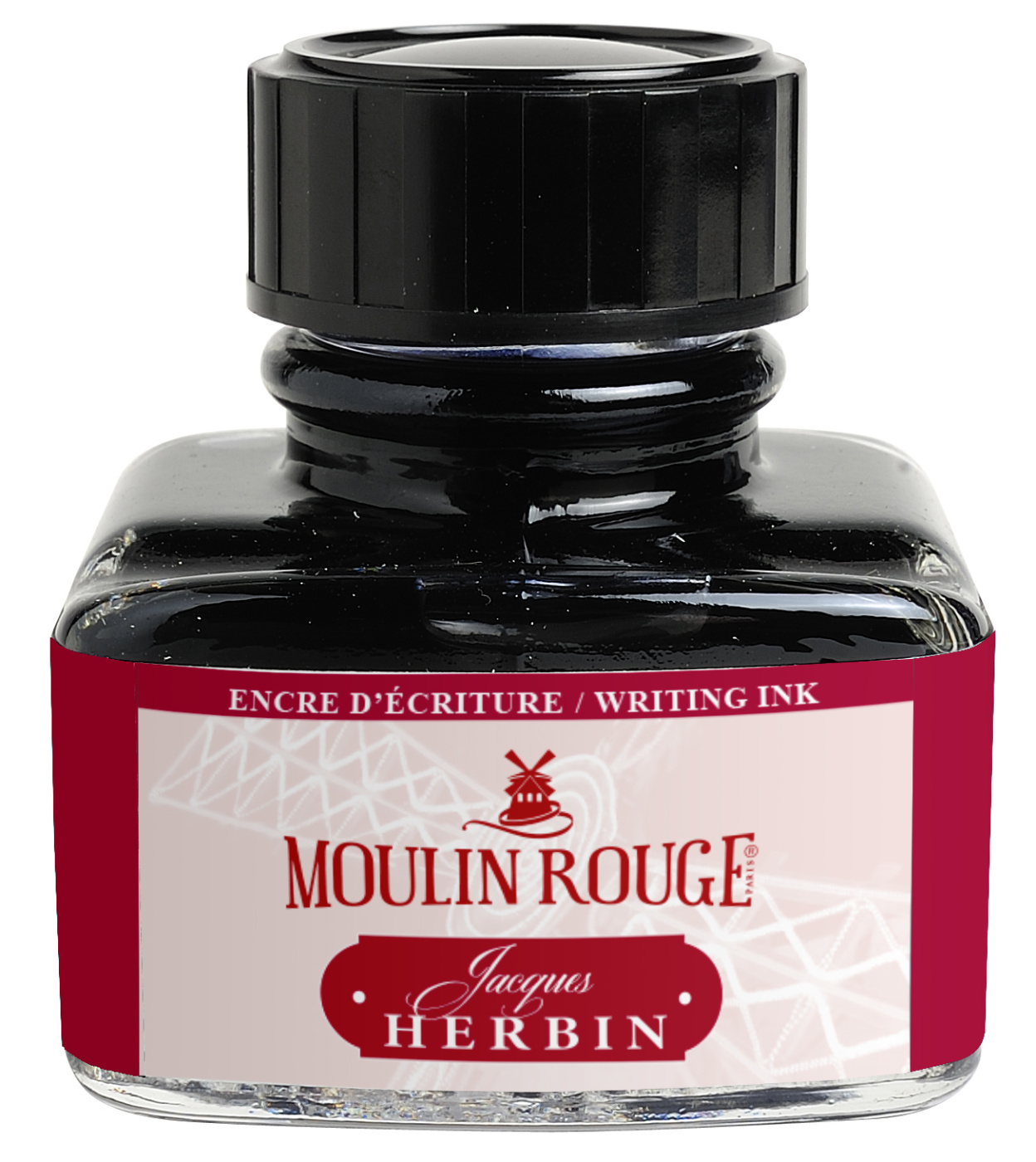 Чернила Herbin в банке 30 мл, Цвета Парижа Moulin Rouge Красный