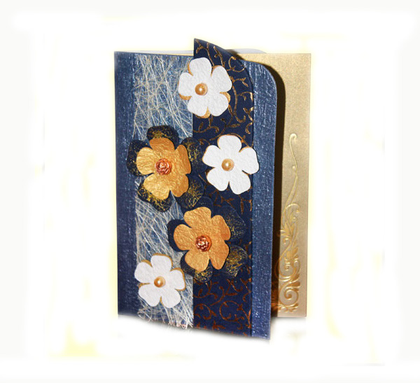 Открытка ручной работы 19,5*12 см 