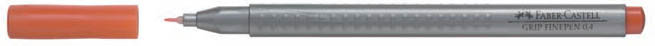 ручка капиллярная faber castell grip finepen 0 4 мм Ручка капиллярная Faber-Castell 