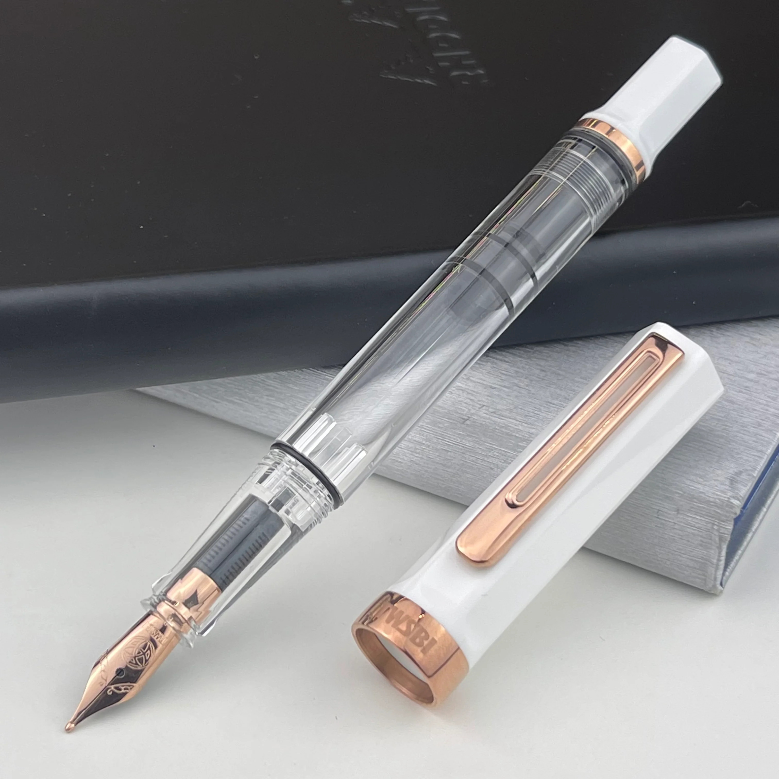 Ручка перьевая TWSBI ECO Rose Gold, 1.1, Белый M7447740 - фото 2