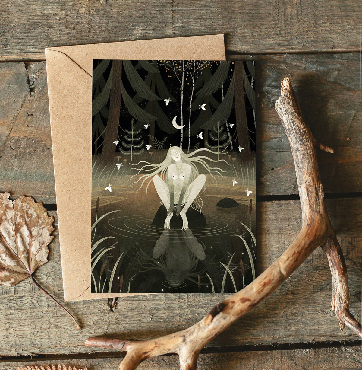 Открытка Дворникова А. "Водяница"