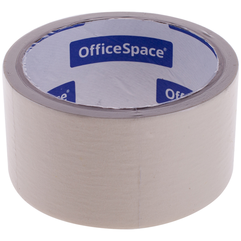 Клейкая лента малярная OfficeSpace, 48мм*14м клейкая лента упаковочная officespace 48 мм 40м 45 мкм белая