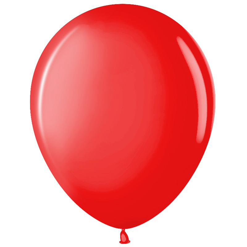 Набор воздушных шаров MESHU М12/30 см, 50 шт, красный набор фольгированных шаров happy birthday минни маус 36