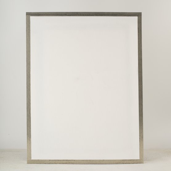 Холст на подрамнике с рамой  "Langer " 40х40 см, 280 г, 100% хлопок, акриловый грунт, античное серебро