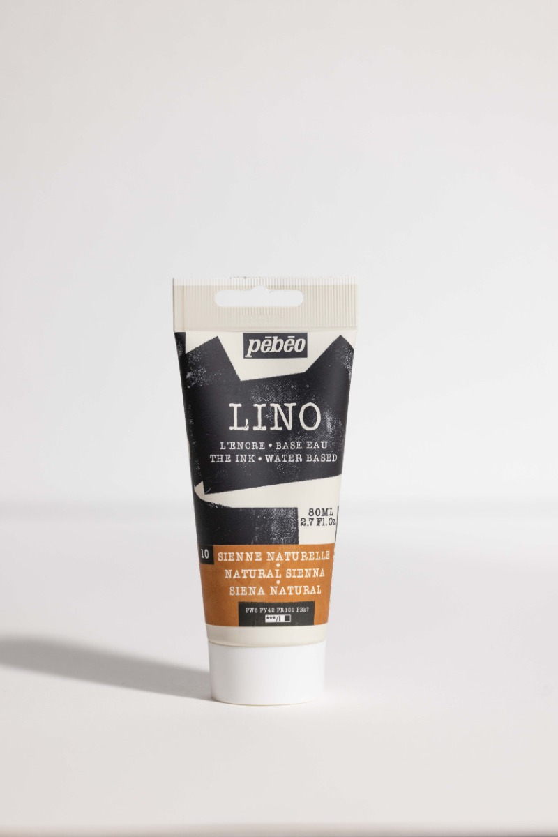 Краска для линогравюры Pebeo "LINO" 80 мл, сиена натуральная