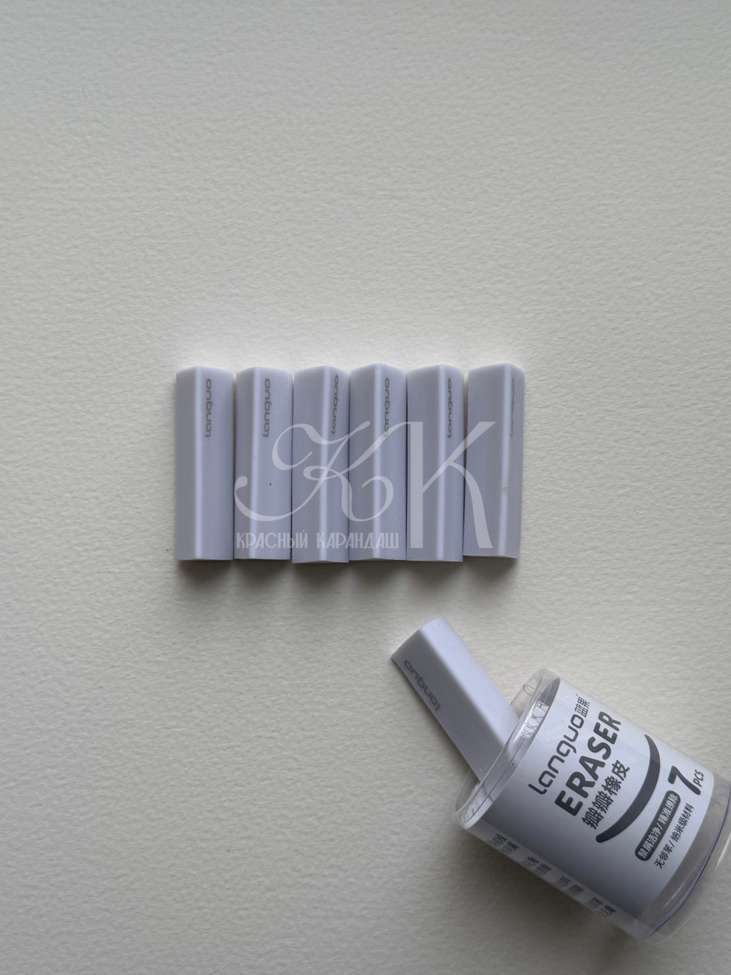 Набор ластиков Languo 7 шт 164х186х55 мм 297₽