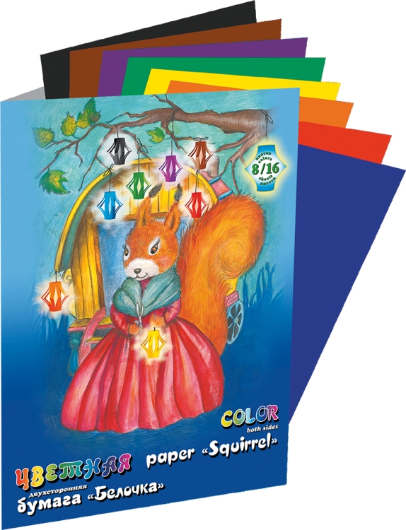 Набор для детского творчества из цветной бумаги Лилия Холдинг 
