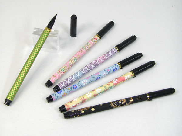 Ручка Akashiya Brush Pen Koto Черный SAI-SAW-500 - фото 4