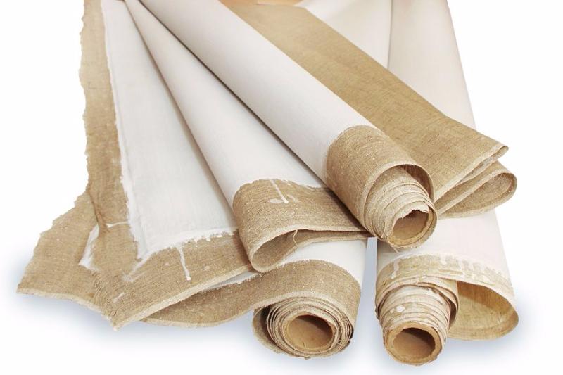 Холст грунтованный в рулоне Подольск-АРТ Центр мелкозернистый 10x30 м 180 г лён 8307₽