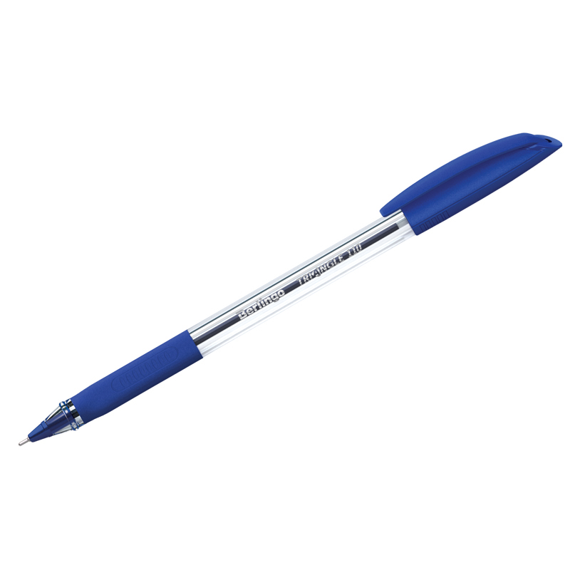 ручка шариковая berlingo xgold синяя 0 7 мм игольчатый стержень грип Ручка шариковая Berlingo 