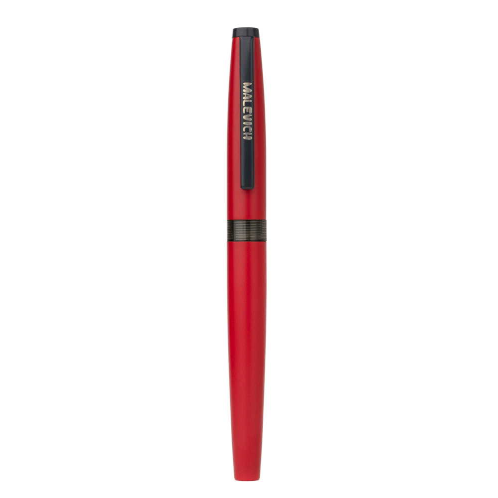 Ручка перьевая Малевичъ с конвертером, перо EF 0,4 мм, цвет: красный набор ручка перьевая lamy al star f пурпурный записная книжка твердый переплет пурпурный