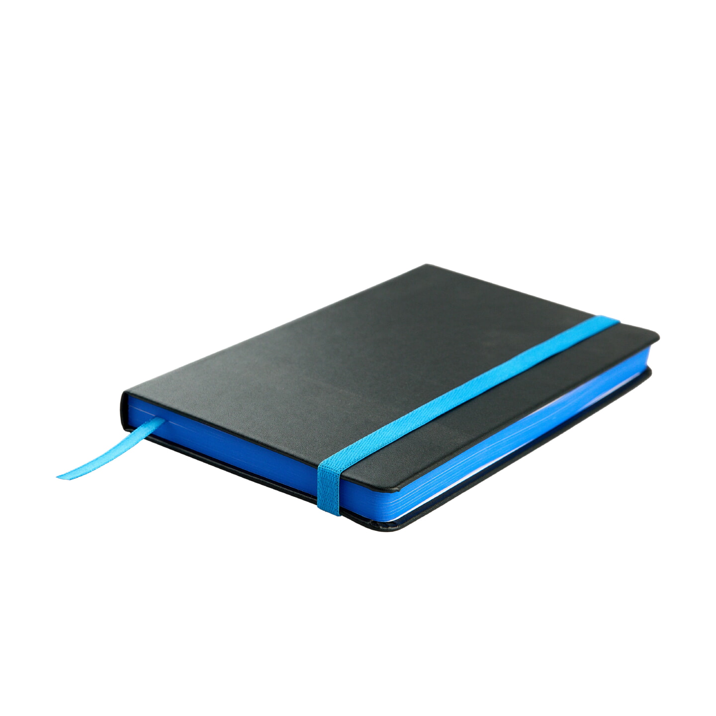 Блокнот для зарисовок Стихия 13х21см 140 г 80 л, твердая обложка цвет черный синий срез