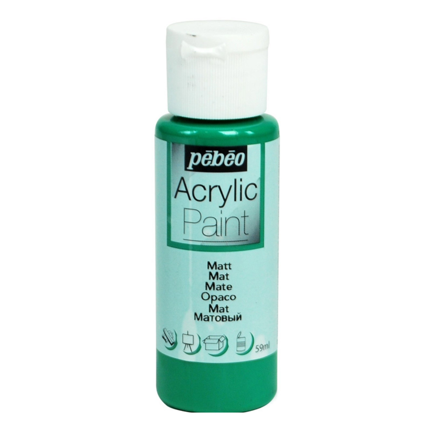Акрил для декора Pebeo "Acrylic Paint" 59 мл, матовый, еловый