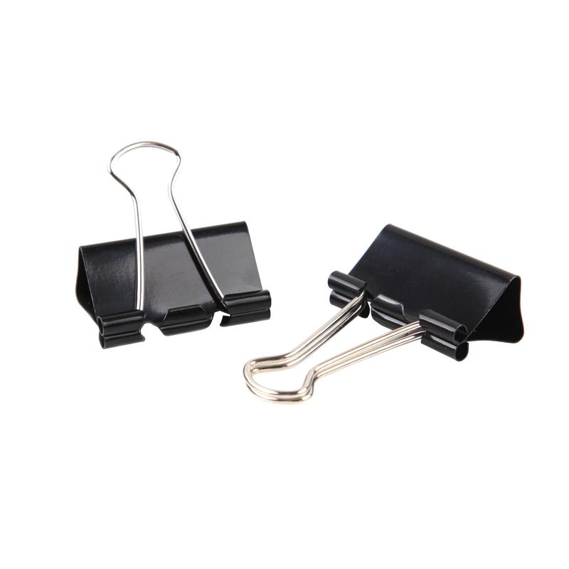 Зажим для бумаг Economy 32 мм, черный