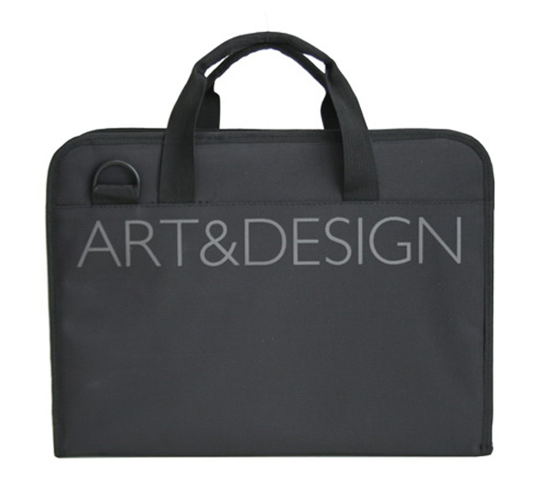 Папка Art&Design-2-А4 полиэстр черный Antan ЗХК-AN-6-18-54