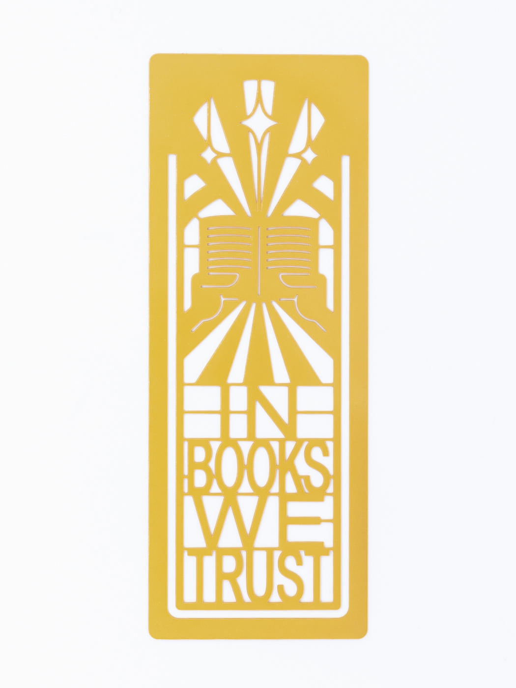 Закладка металлическая In books we trust 541₽