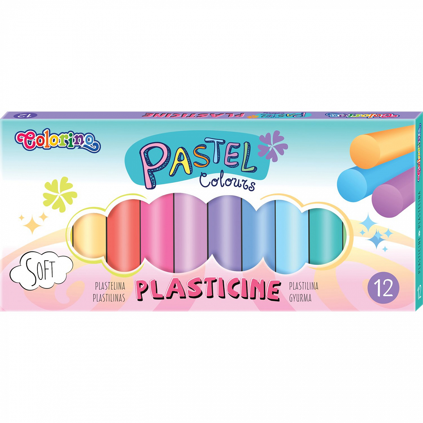 Набор пластилина Colorino 12 пастельных цветов Clr-CL87805PTR - фото 1