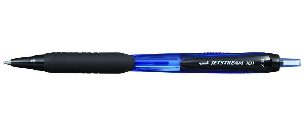 ручка шариковая uni jetstream sxn 101 07fl 0 7 мм синяя корпуса голубой Ручка шариковая автомат. UNI Jetstream 