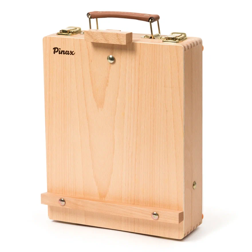 Мольберт настольный Pinax TE-04B с ящиком для кистей и красок, бук 