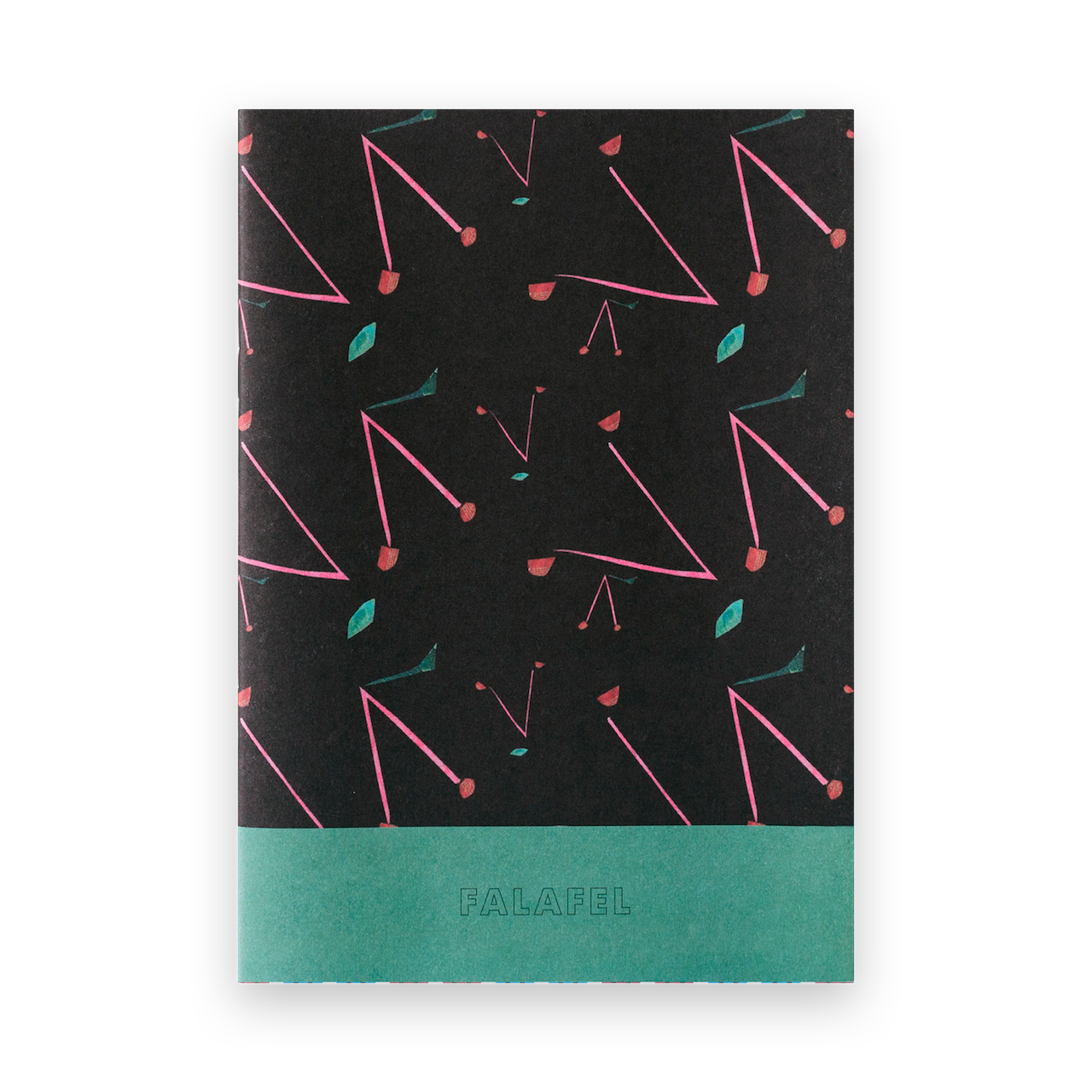 Блокнот FALAFEL BOOKS А5T Abstract cherry, 30л, 80г, в линейку открытка in books we trust