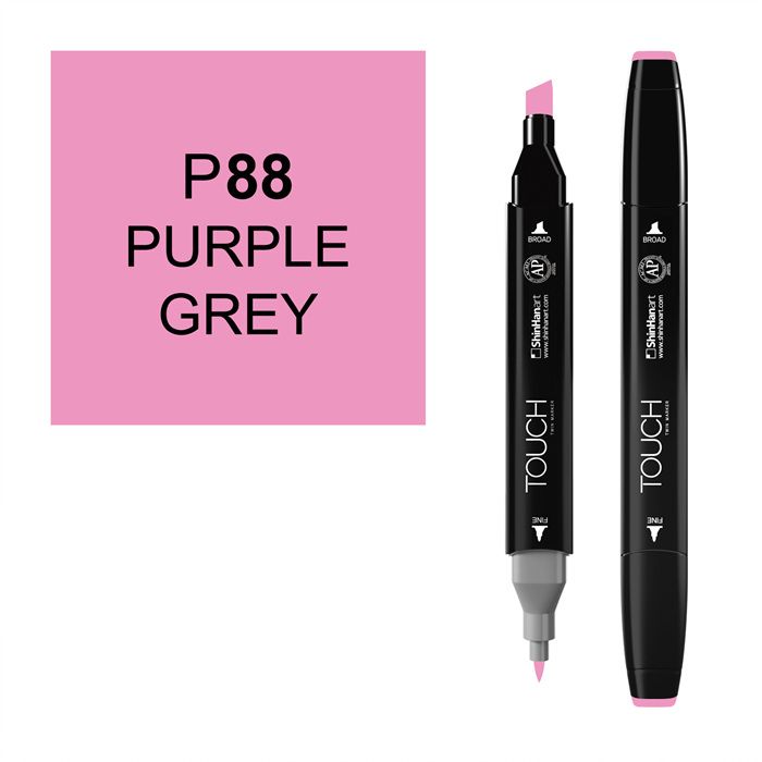 Маркер спиртовой Touch Twin цв. P88 серо-фиолетовый шампунь silver touch серебристо фиолетовый сила а 71087 500 мл