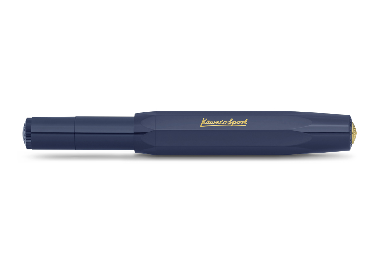 Ручка перьевая Kaweco CLASSIC Sport F 0,7 мм, чернила синие, корпус синий морской KW10001738 - фото 2