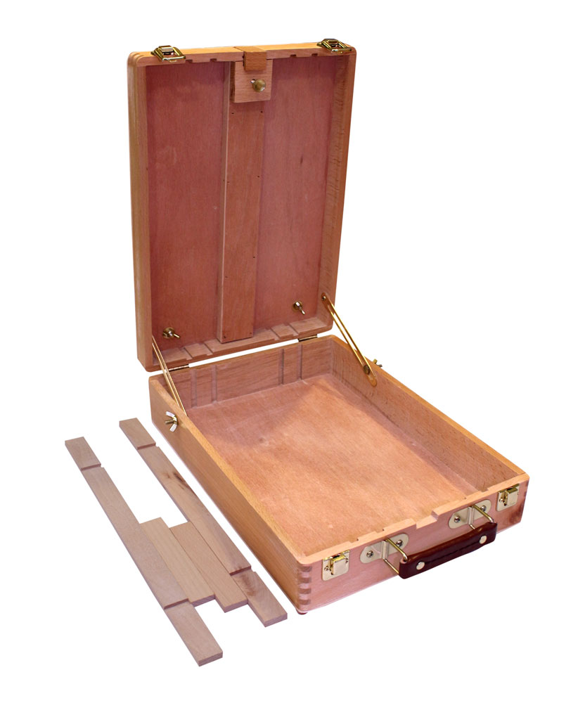 Этюдник деревянный (вяз) без ножек 39х26х12,7 см CH-SFE0034 - фото 4