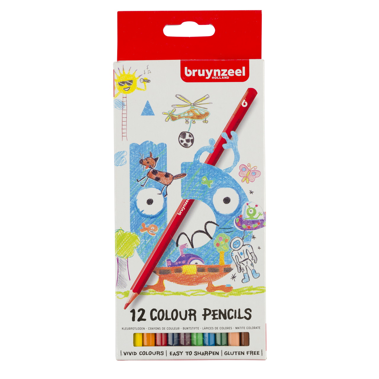 Набор карандашей цветных Bruynzeel 12 шт в картонной коробке набор для творчества мозаика из пайеток совушка