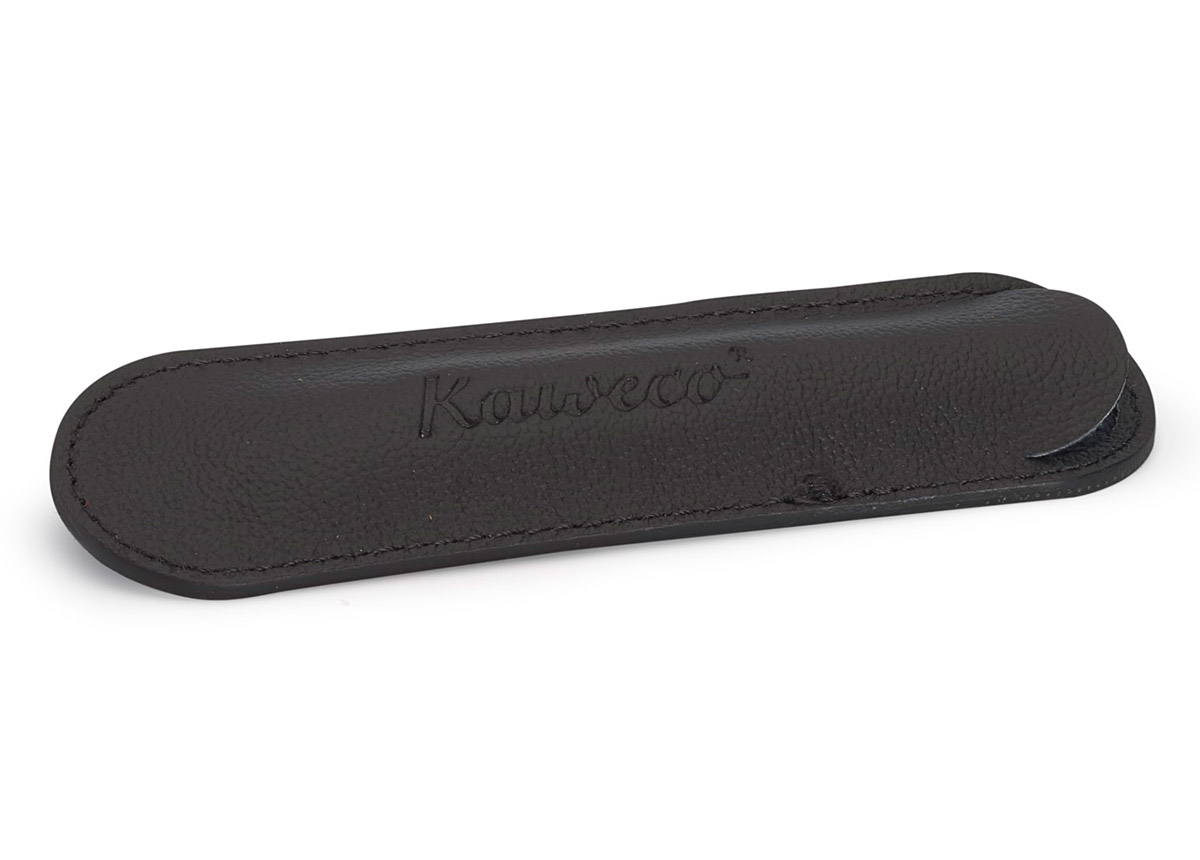 Чехол для ручек Kaweco ECO для 1 длинной ручки кожаный, черный KW10000711 - фото 1