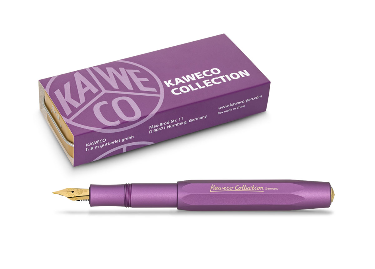 Ручка перьевая KAWECO Collection корпус яркий фиолетовый KW10002128;KW10002124 - фото 6