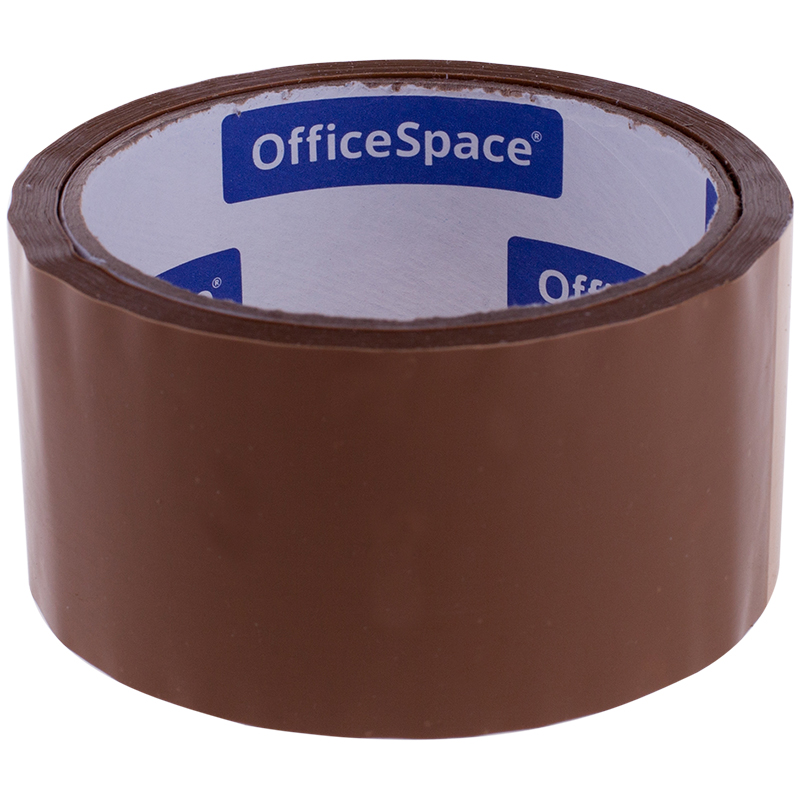 Клейкая лента упаковочная OfficeSpace, 48 мм*40 мм, 38 мкм, темная клейкая лента упаковочная officespace 48 мм 40 м 45 мкм зеленая