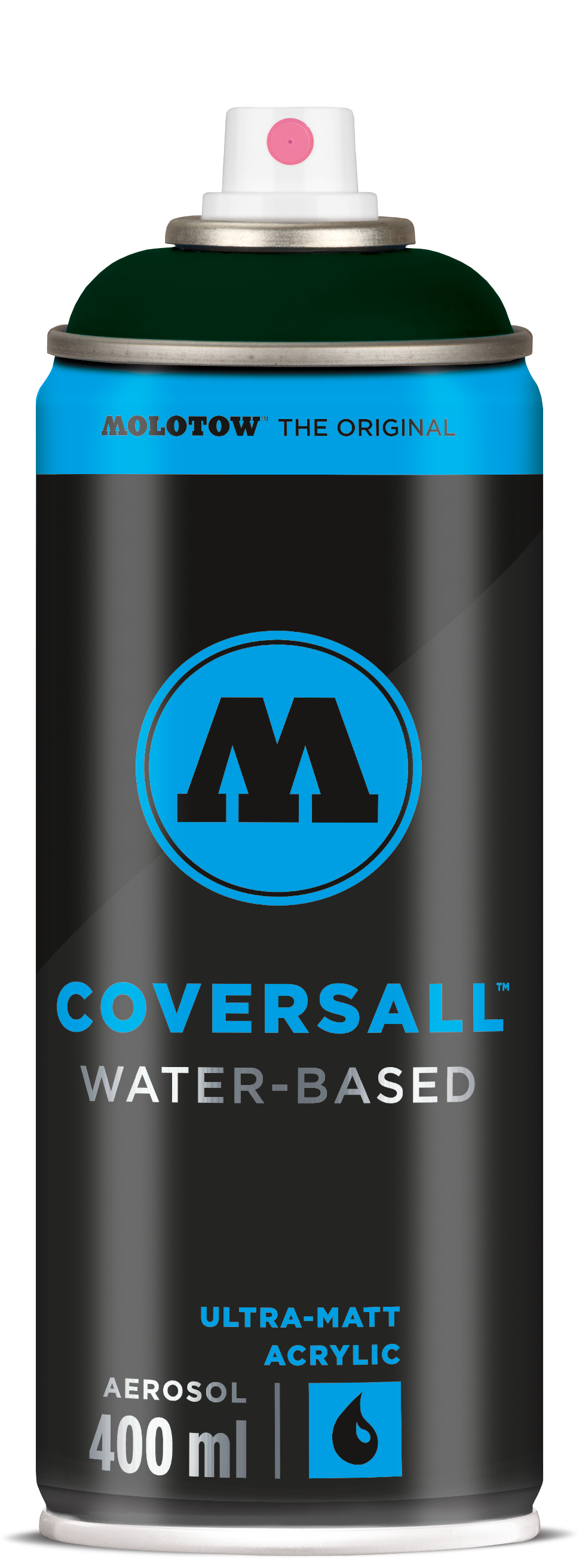 Аэрозольная краска Molotow  "Coversall WB " 400 мл, #095 black green