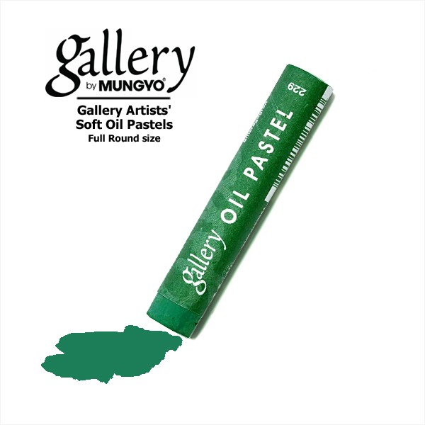 Пастель масляная профессиональная Mungyo, цвет № 229 Изумрудный зелёный трубочка для шаров флагштоков и сахарной ваты длина 41 см d 6 мм бледно зелёный
